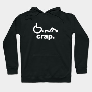 Handicap Wheelchair Funny Wheelchair Fall Hoodie